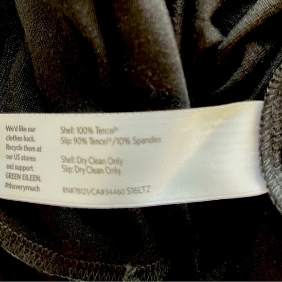 🔥HOST PICK🔥NWT Designer Eileen Fischer Black Knit 2 Pcs Dress - Picture 11 of 11